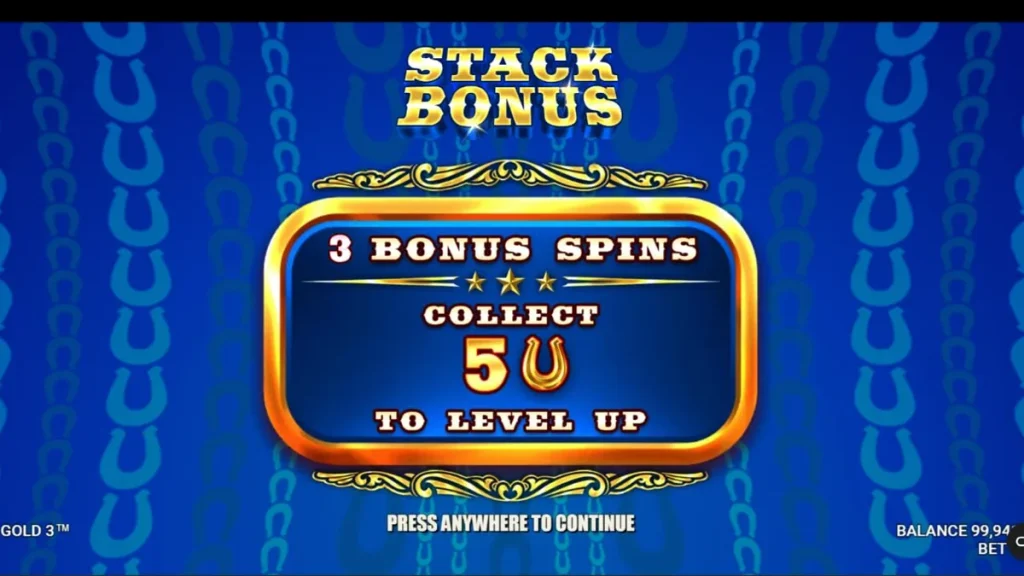 Interface do slot Western Gold 3 com elementos visuais de Velho Oeste
